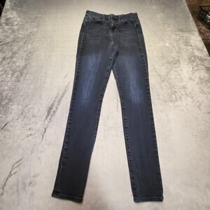 Gap Jeans Womens 25 Blue Dark Wash True Skinny Super High Rise Stretch